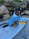 Dog Towel Robe - Waves
