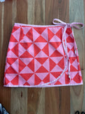 Wrap Towel Skirt - Geometric
